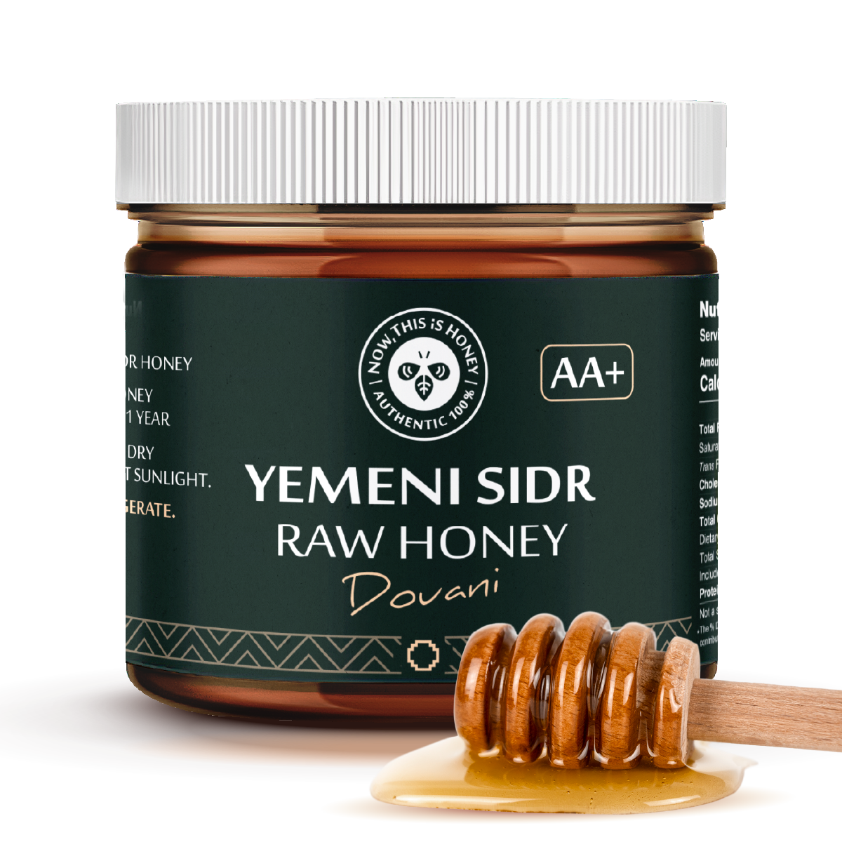 Grade AA+ Raw Yemeni Sidr Honey (10 oz) - Douani Sidr Honey