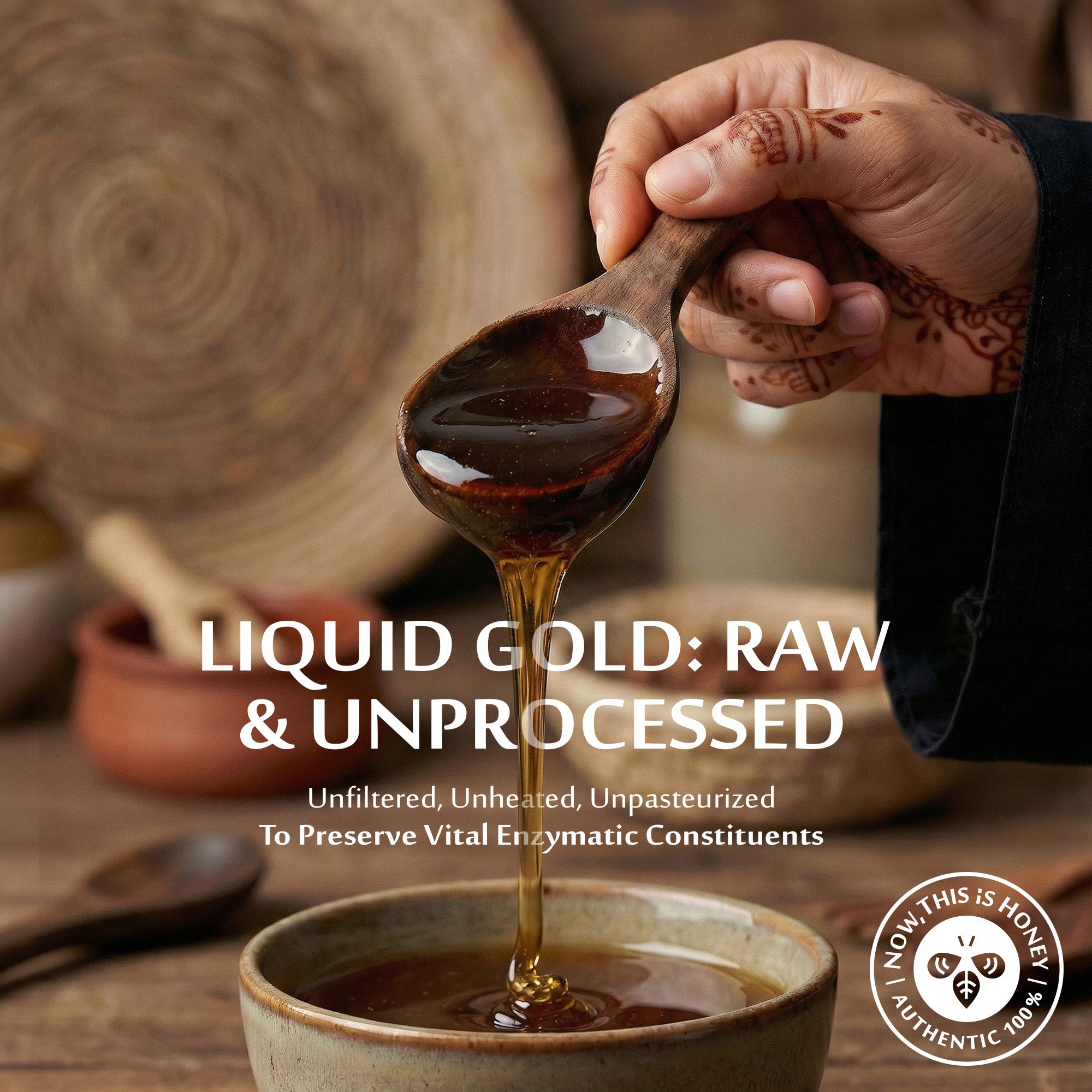 Premium Grade BB+ Raw Yemeni Sidr Honey (10 oz) - Douani Sidr Honey