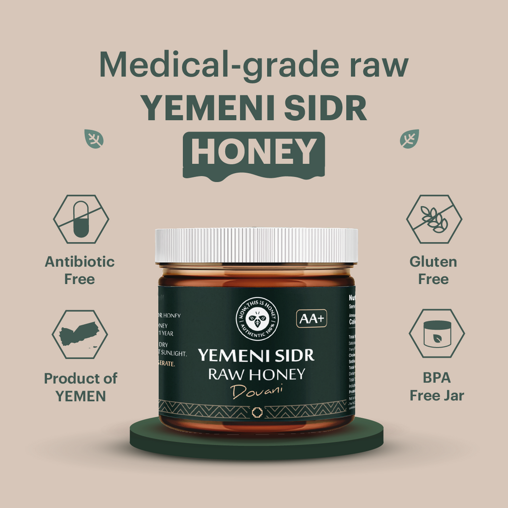 Royal Grade AA+ Raw Yemeni Sidr Honey (10 oz) - Douani Sidr Honey