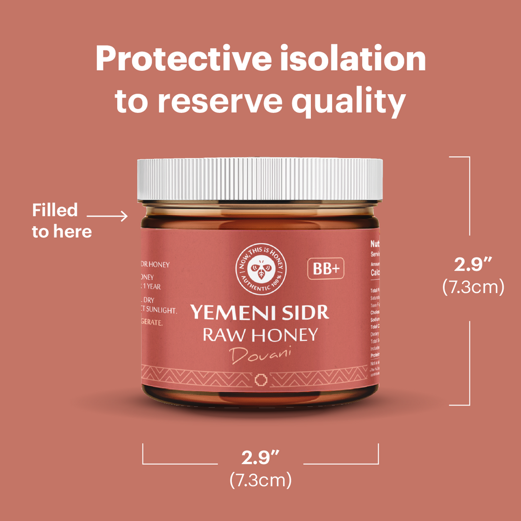 Premium Grade BB+ Raw Yemeni Sidr Honey (10 oz) - Douani Sidr Honey